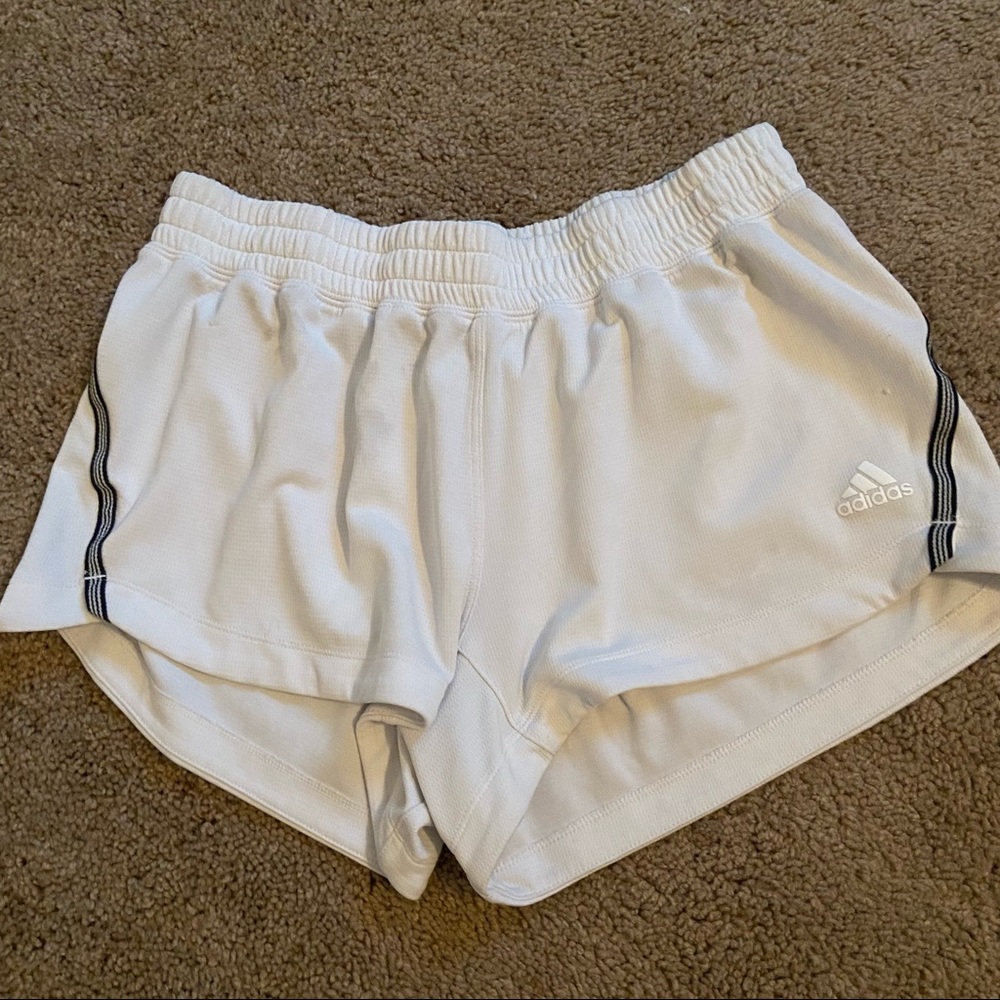Adidas shorts. White. Size medium